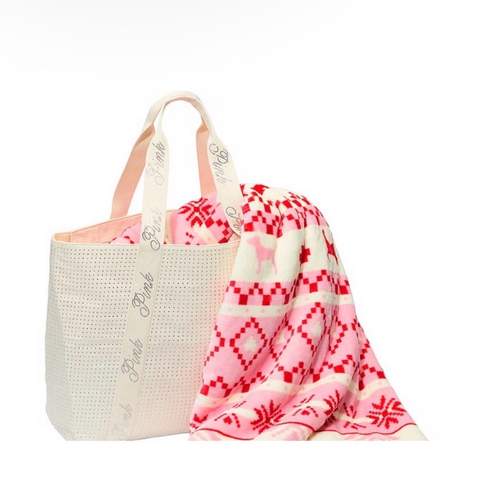 PINK Bling Tote Bag 2025